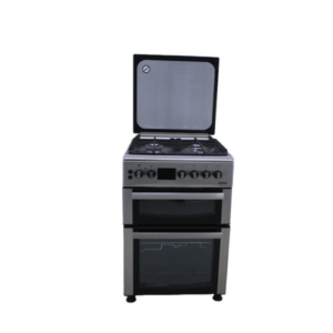 CUISINIERE ASTECH CK69DDGZ-ELF 60/60 4FEUX GAZ 2 FOUR ELECTRIQUE AVEC 2 PORTES