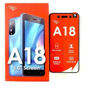 itel A18 Mémoire 32 Go Ram 1 Go Dual sim Ecran 5 pouces